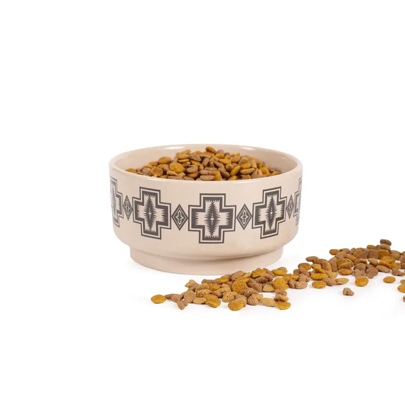 Pendleton Ceramic Food & Water Dog Bowl
