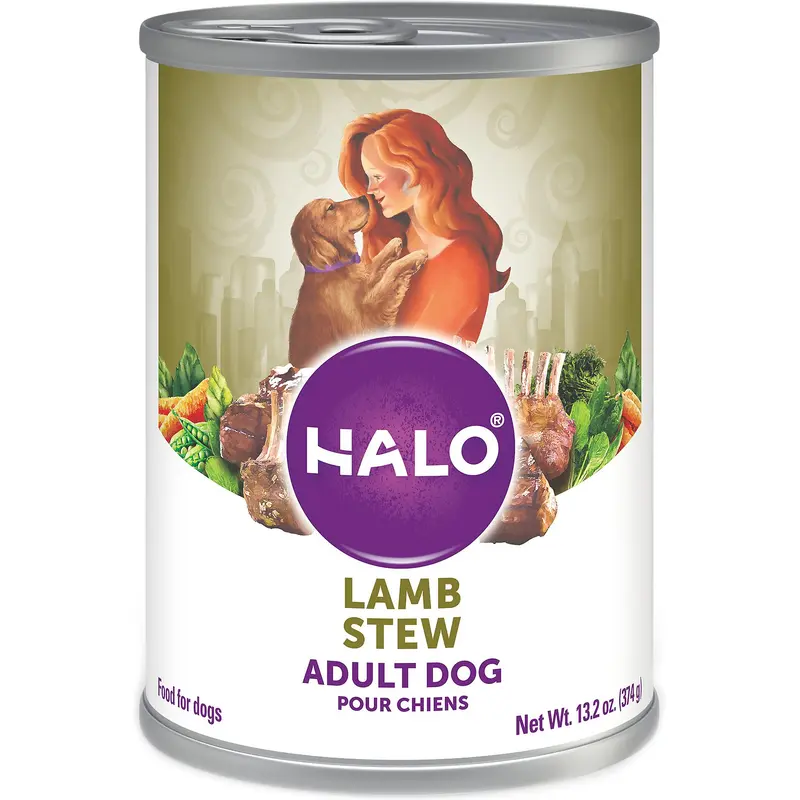 Halo Holistic Adult Lamb Stew Canned Dog Food