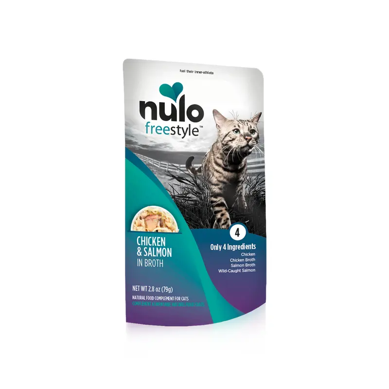 Nulo Cat Chicken & Salmon in Broth Pouch
