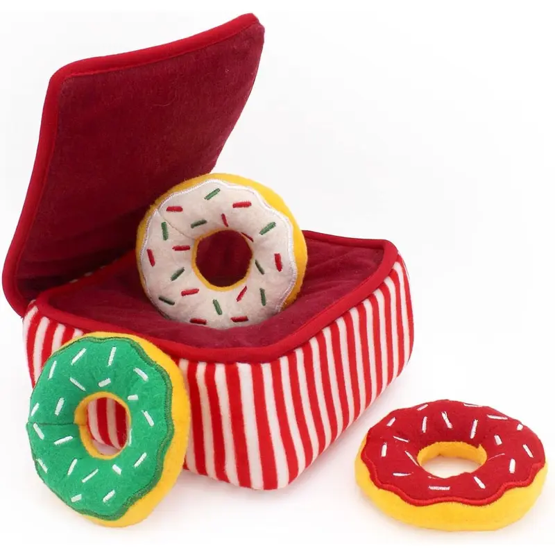 ZippyPaws Holiday Burrow Donutz Box