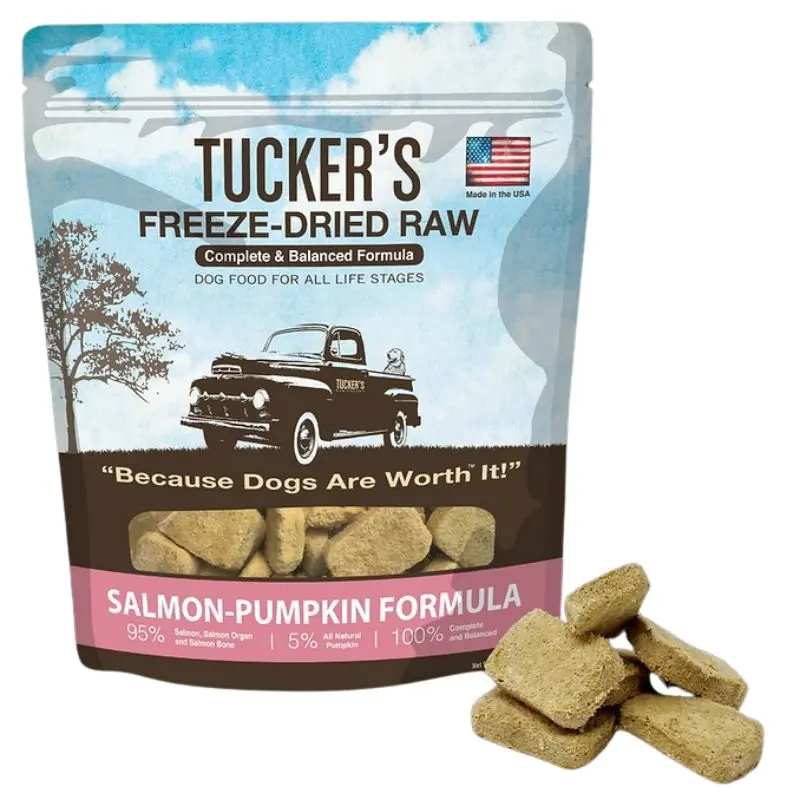 Tucker's Freeze Dried Salmon Pumpkin Raw Dog Food 14oz