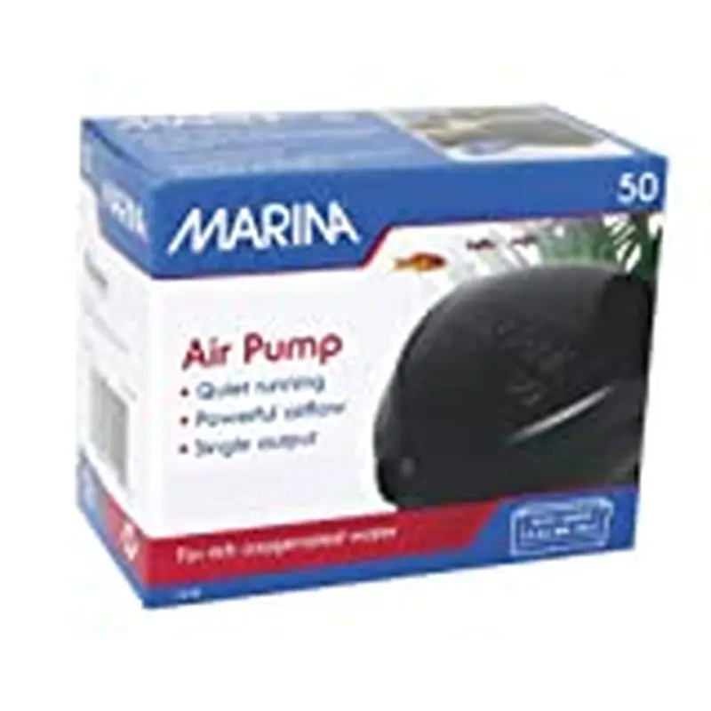 Marina A50 Air Pump  Black  Plastic  Fish