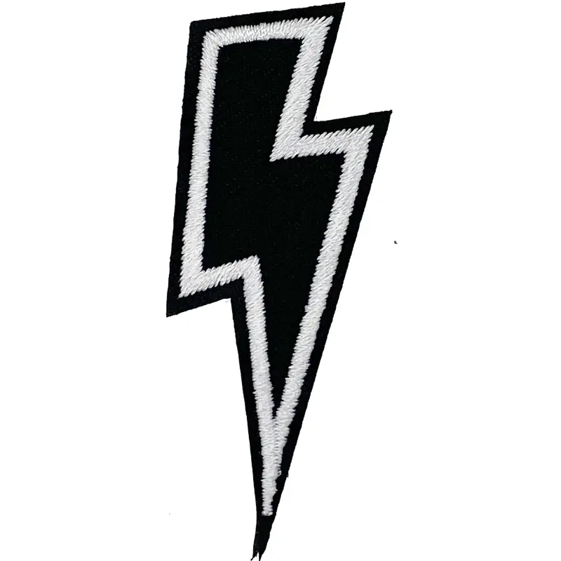 Lighting Bolt Black - Patch