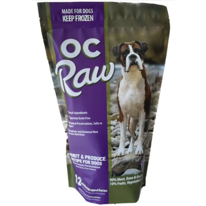 OC Raw Dog Frozen Food Rabbit & Produce