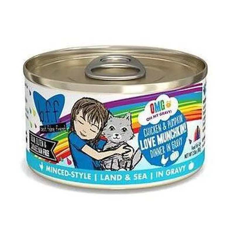 Weruva Cat BFF OMG Can GF Chicken & Pumpkin - Love Munchkin