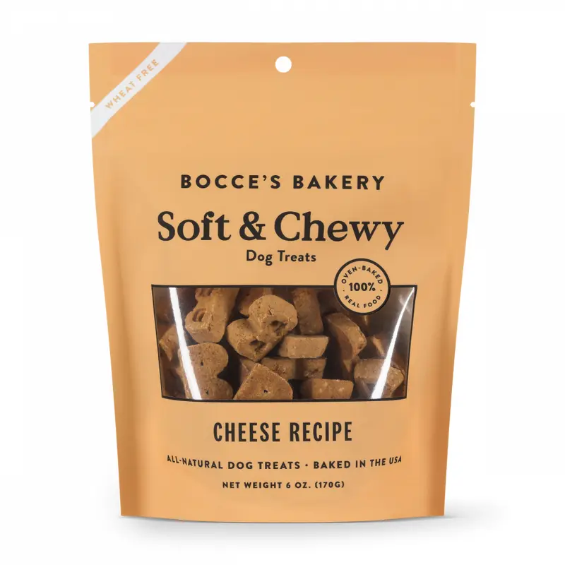 Bocce's Bakery Soft & Chewy Cheese Recipe Dog Treats