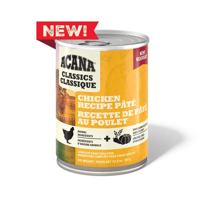ACANA Classics Pate Wet Dog Food Chicken Recipe Pate, 12.5oz can