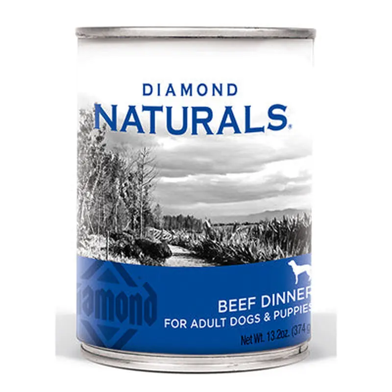 Diamond Natural Beef Dinner Wet Dog Food, 13 oz