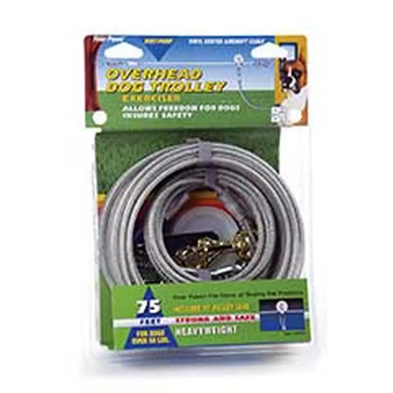 Four Paws Heavy Weight Trolley Exerciser Silver 75 Feet