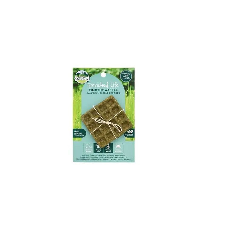 OX96684 Enriched Life Timothy Waffle Small Animal Toy