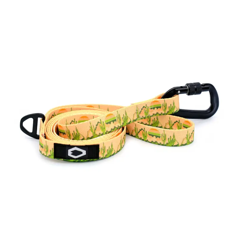 Outdoor Style Cactus Cream Nylon Dog Leash