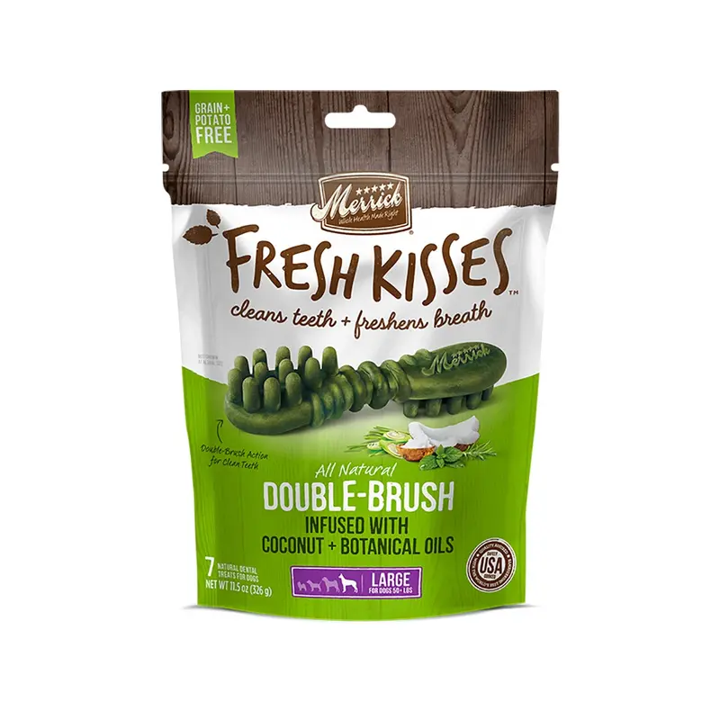 Merrick Fresh Kisses Coconut Oil For Large Dogs, 7 pieces