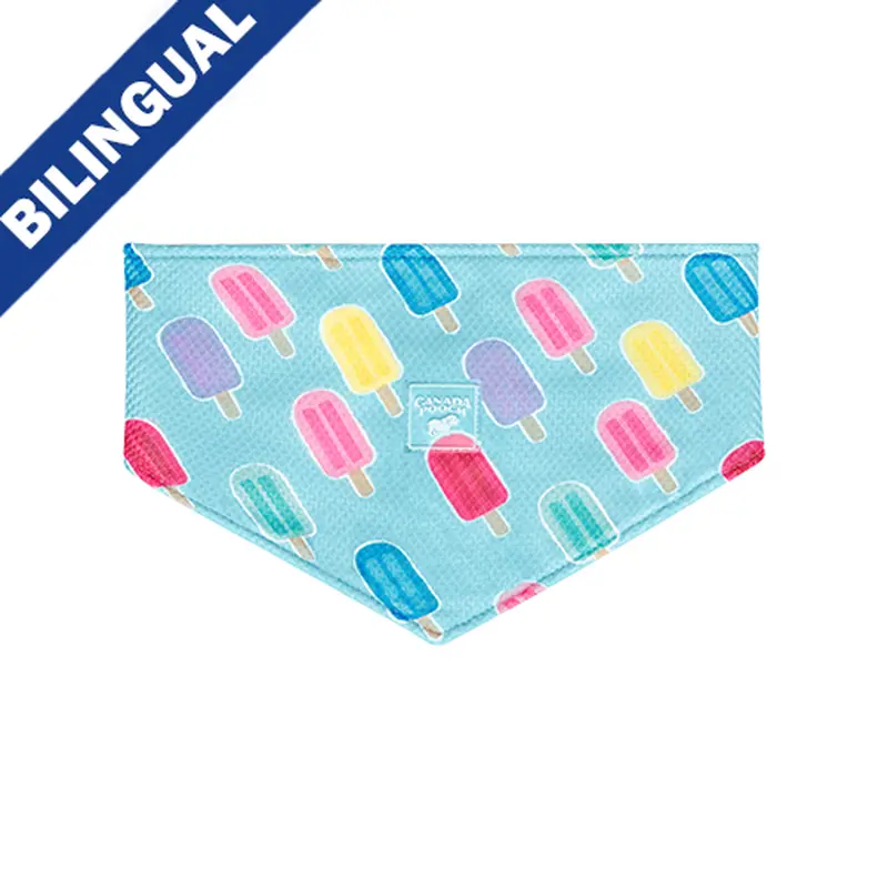 Canada Pooch Chill Seeker Cooling Bandana Popsicles Size Large