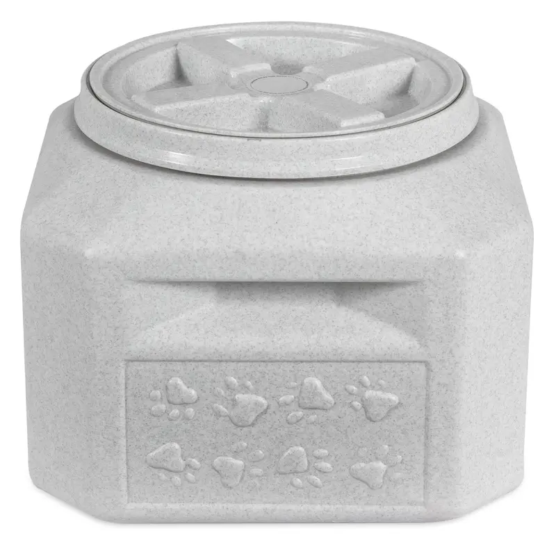 Gamma2 Vittles Vault Outback Pet Food Storage Container  Grey  15Lb