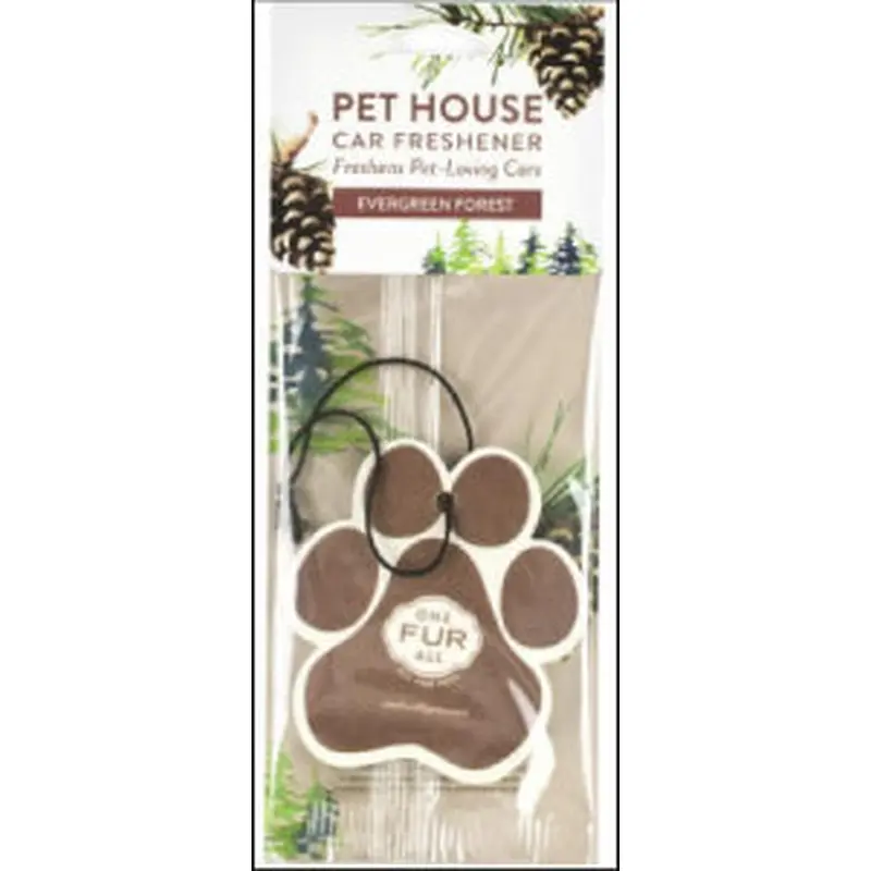 Pet House Car Air Freshener Evergreen Forest