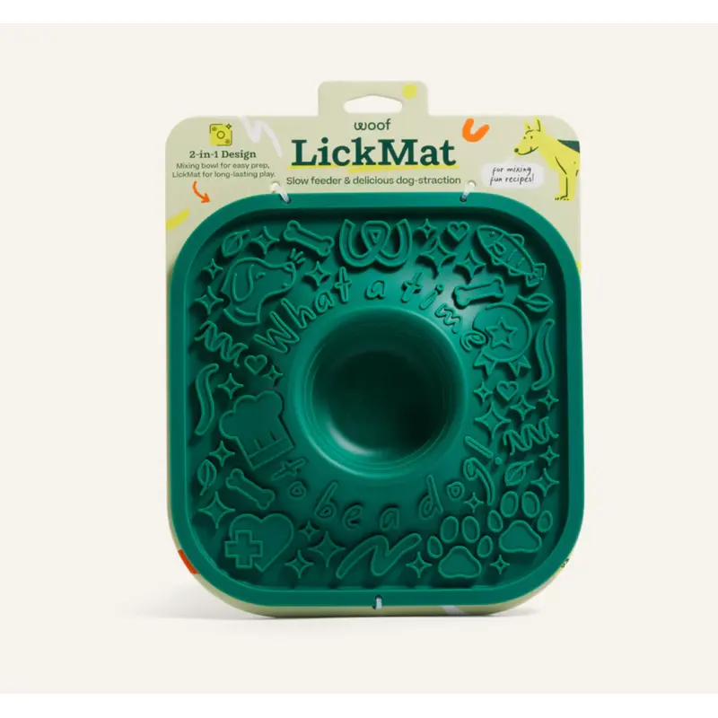 Woof Pet Green LickiMat