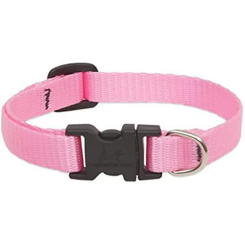 Lupine Basics 1/2" Collar 10"-16" Pink