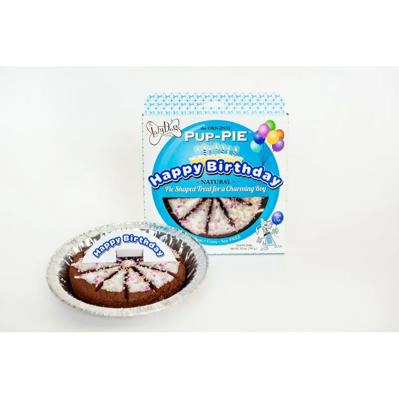 Lazy Dog Cookie Company Original Happy Birthday Pup-PIE for a Charming Boy