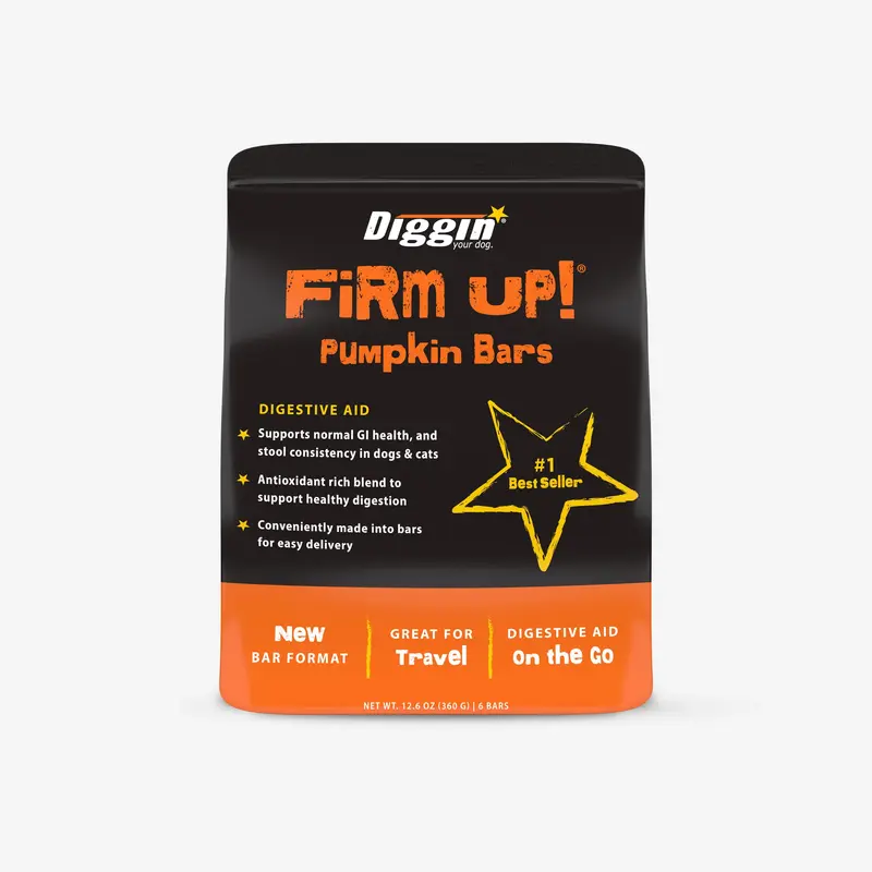 Diggin Firm Up Pumpkin Bars 6 ct