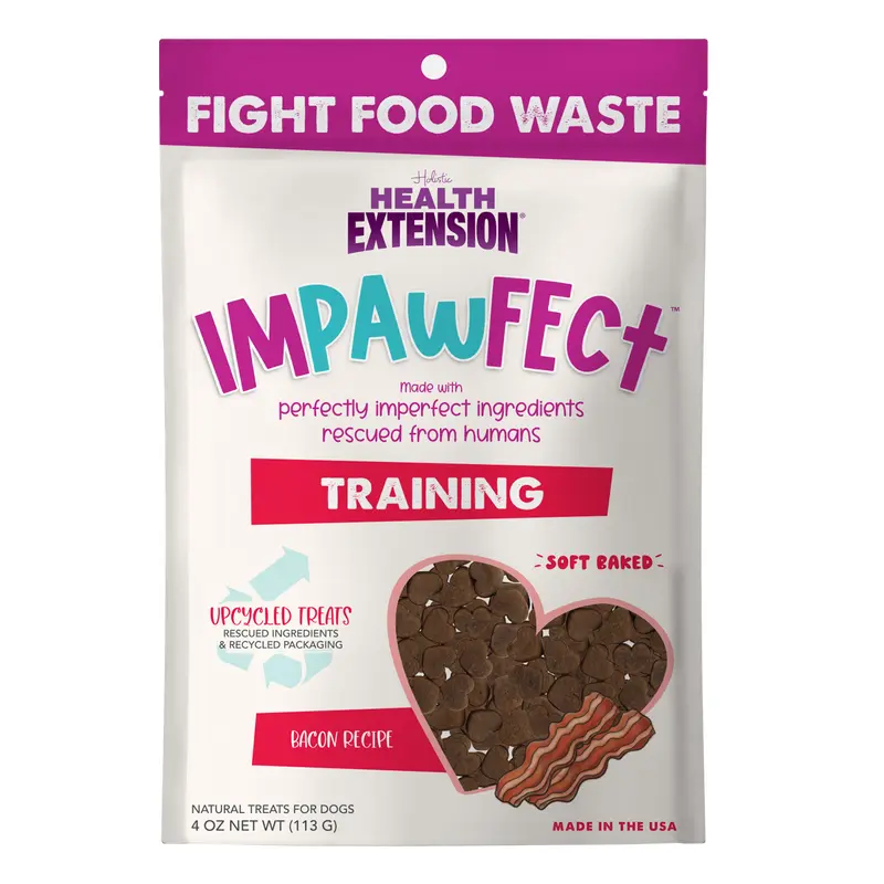 Health Extension Pet Care - Impawfect Bacon Training Treats 4 oz