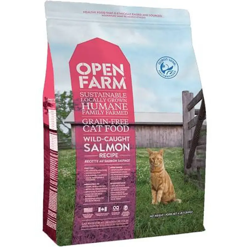 Open Farm Grain Free Wild Caught Salmon Recipe Cat Food