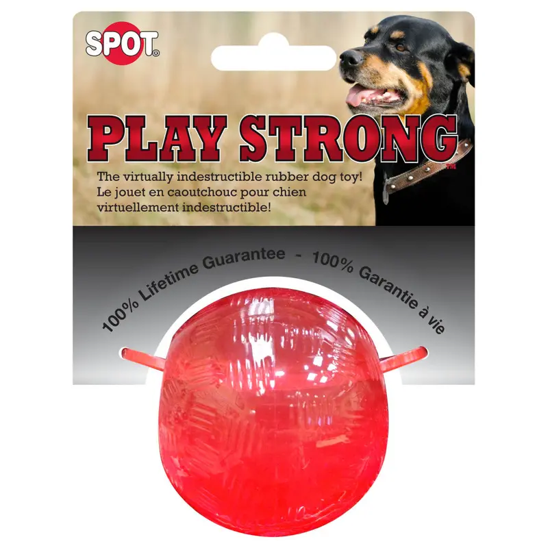 Spot Ethical Pet Dog Toy Play Strong Rubber Ball 2.5In