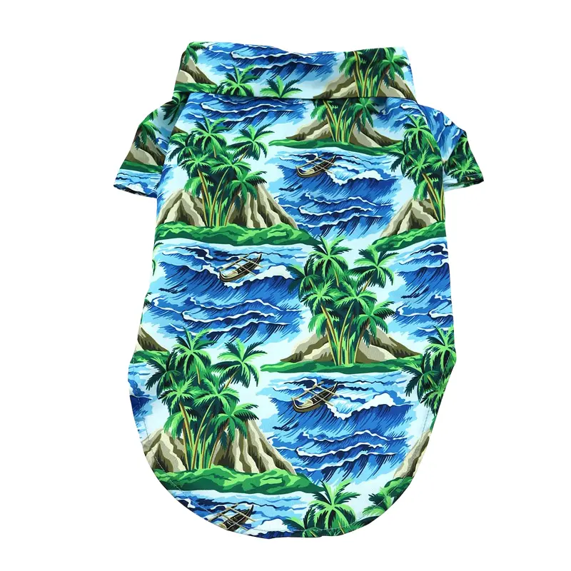 Hawaiian Camp Dog Shirt - Island Life