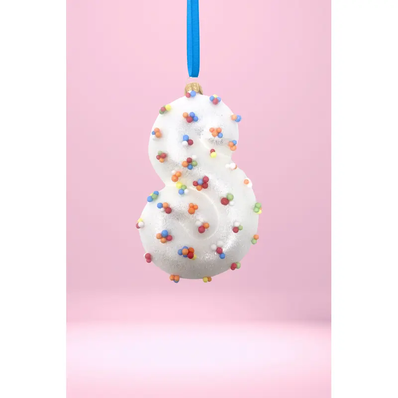 Italian S Cookie Glass Christmas Ornament