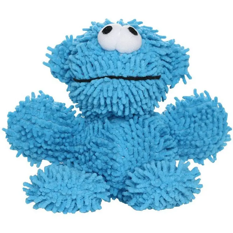 Tuffy's Mighty Microfiber Ball Durable Squeaky Plush Dog Toy, Monster