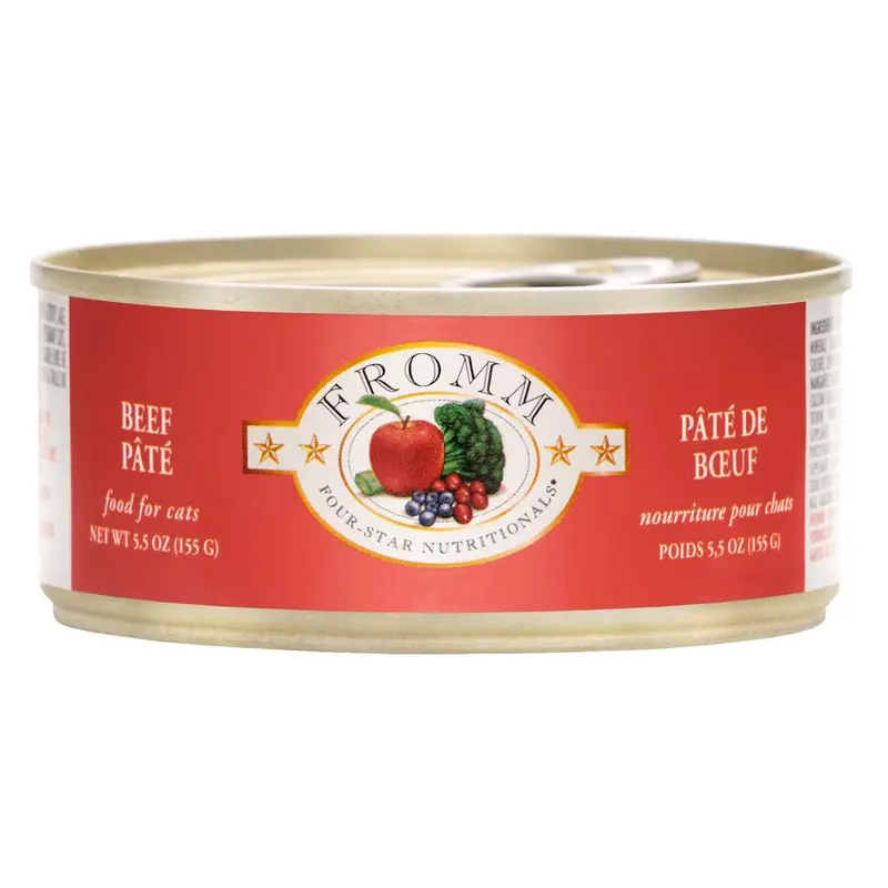 Fromm Four-Star Nutritionals Beef Pt Food for Cats 5.5 oz