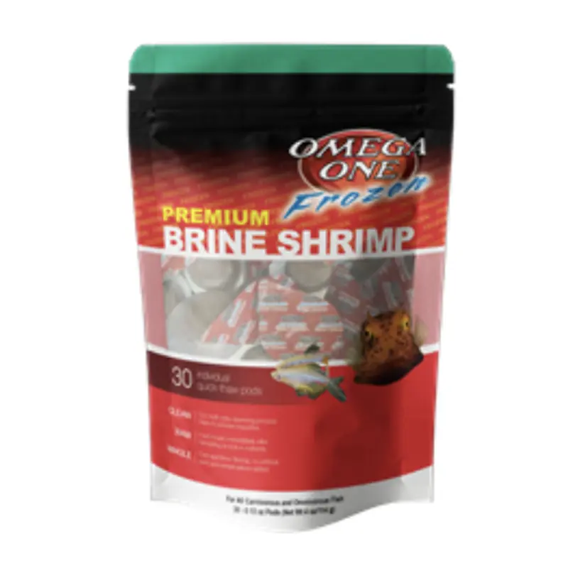 Omega One Frozen Brine Shrimp Pod Pack 4oz