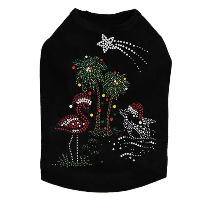 Tropical Christmas - Dog Tank