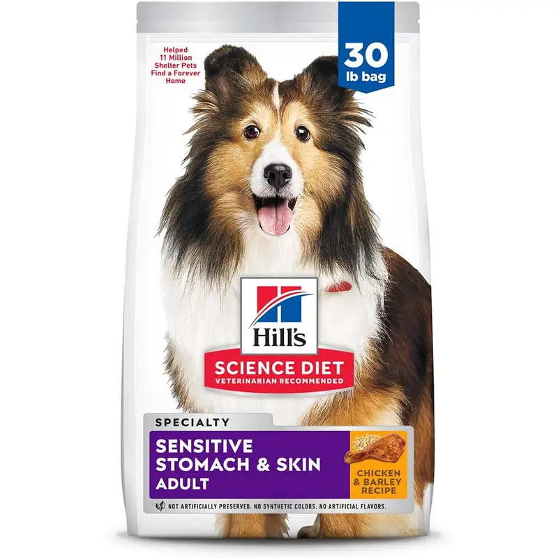 Hills Science Diet Adult Sensitive Stomach & Skin Chicken Recipe Dry Dog Food Bag