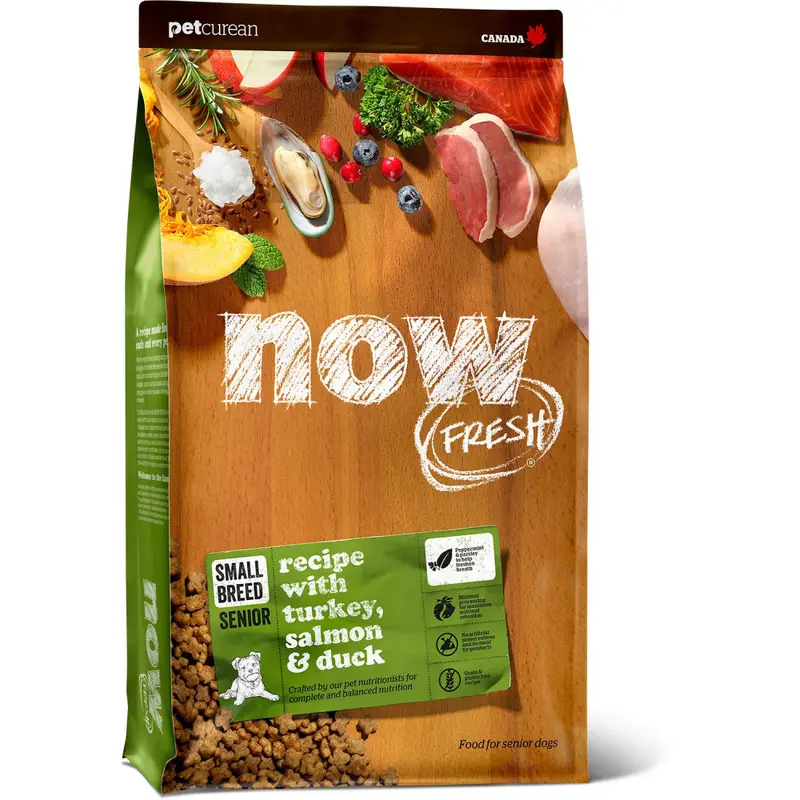 Petcurean Now! Fresh Grain Free Small Breed Senior Dry Dog Food