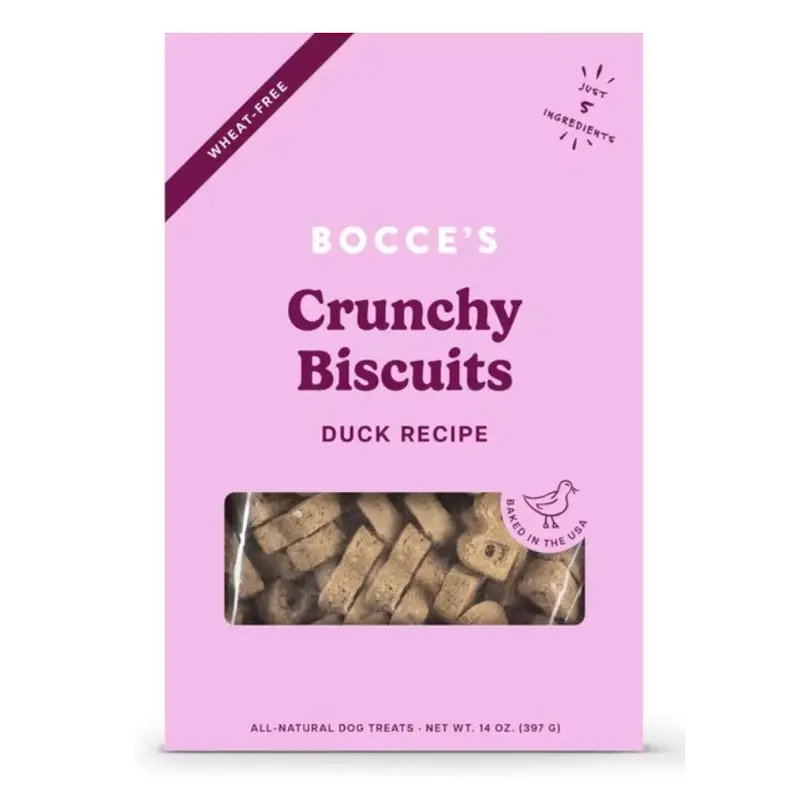 Bocce's Oven-Baked Biscuits Duck 14 oz.