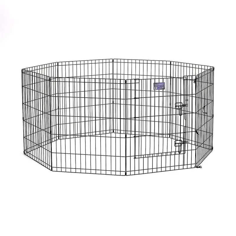 Midwest Black 8 Panel Exercise Pen