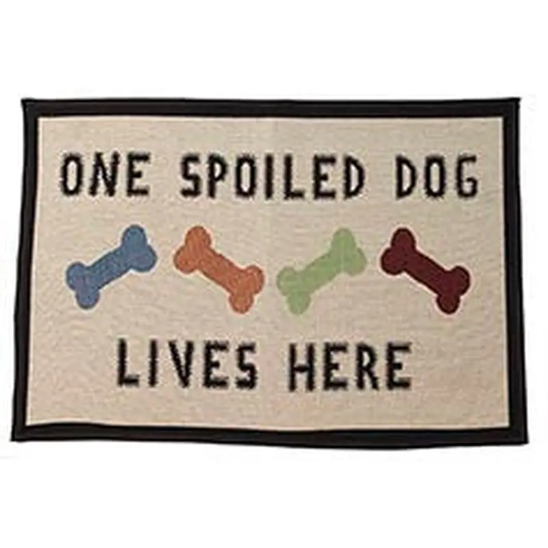 Petrageous One Spoiled Dog Mat 28"x18"