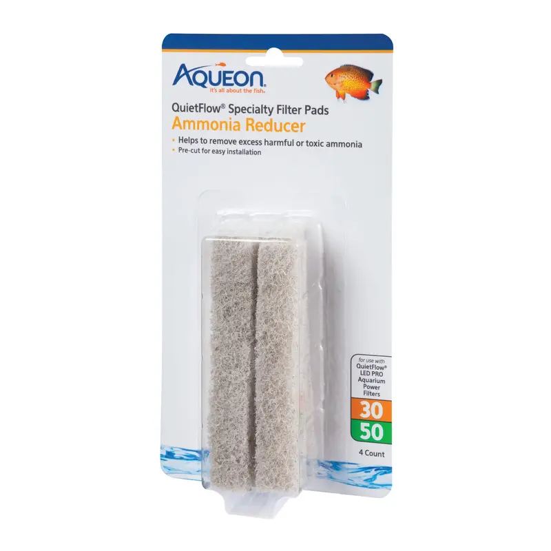Aqueon Replacement Specialty Filter Pads Ammonia Reducer 30/50