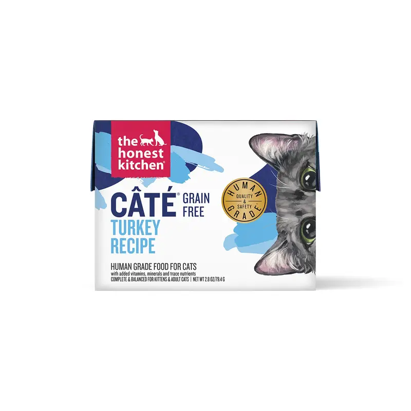 Honest Kitchen Ct Grain Free Turkey Pt Wet Cat Food, 2.8 oz