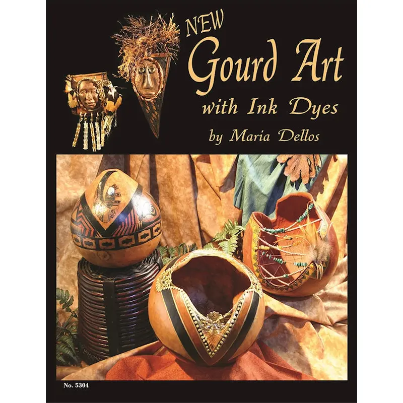 New Gourd Art with Ink Dyes
