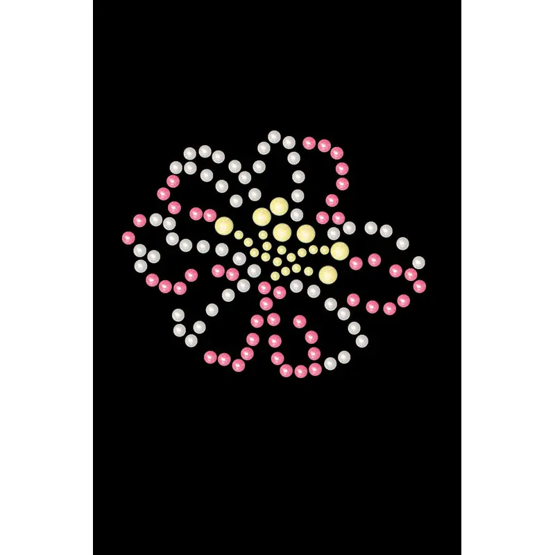 Pink & Yellow Pearl Flower - Bandanna