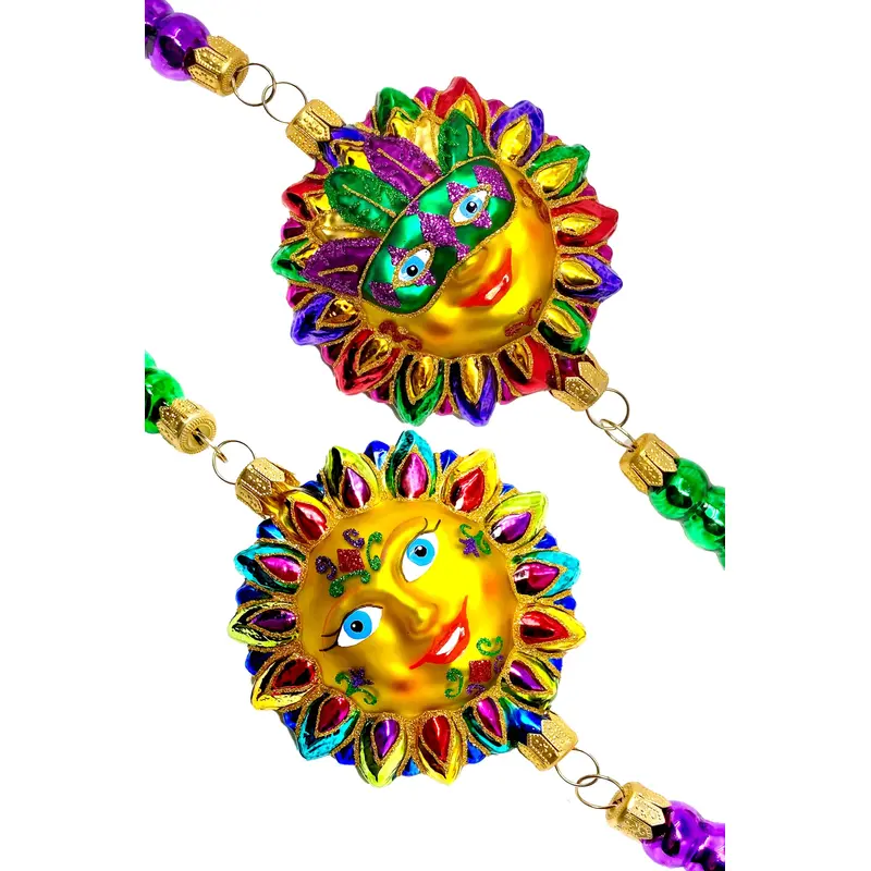 Solar Splendor Tribal Sun Glass Tree Garland
