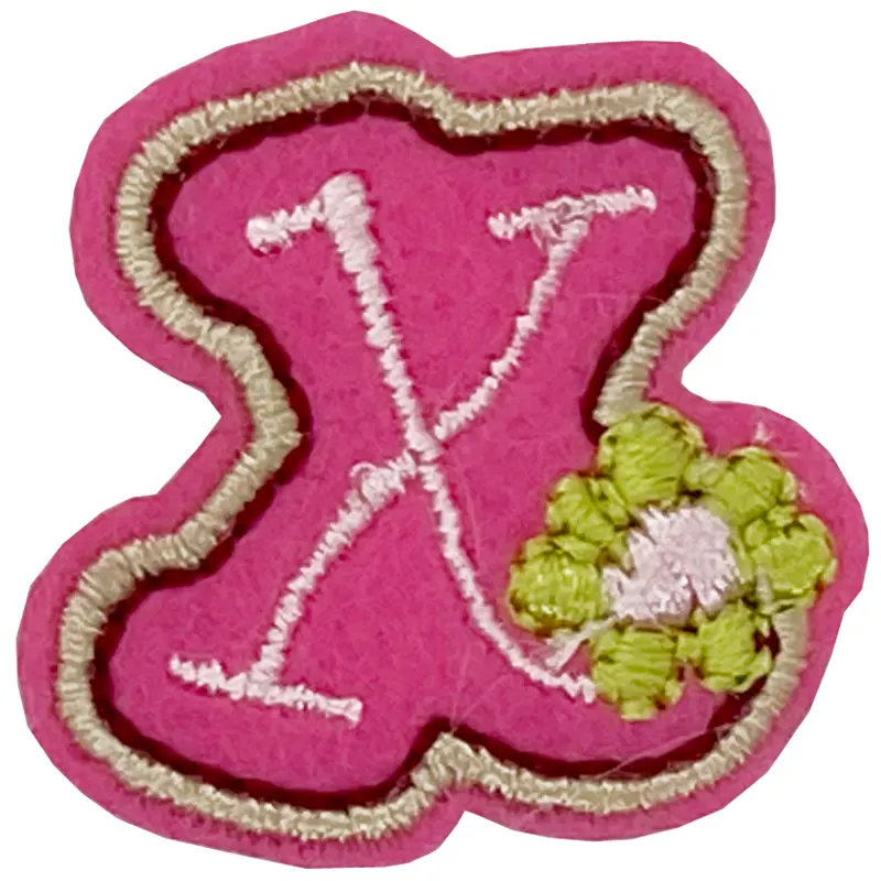 Curly Pink X - Patch