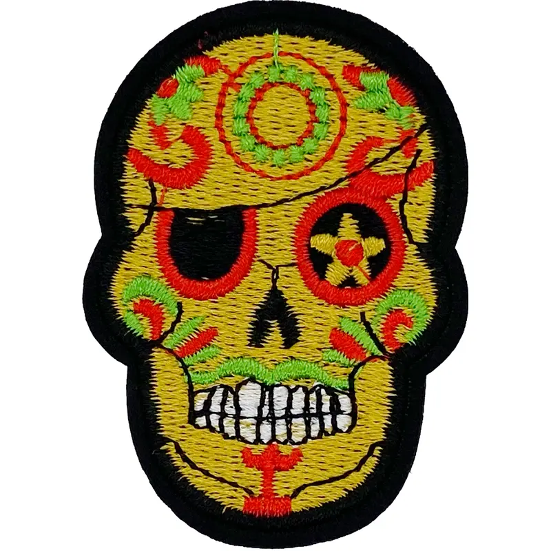 Sugar Skull (Gold) Patch