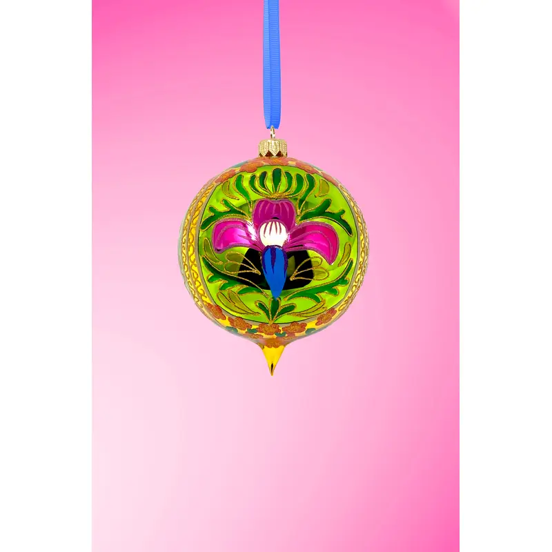 Green Gardens Polish Glass Ornament