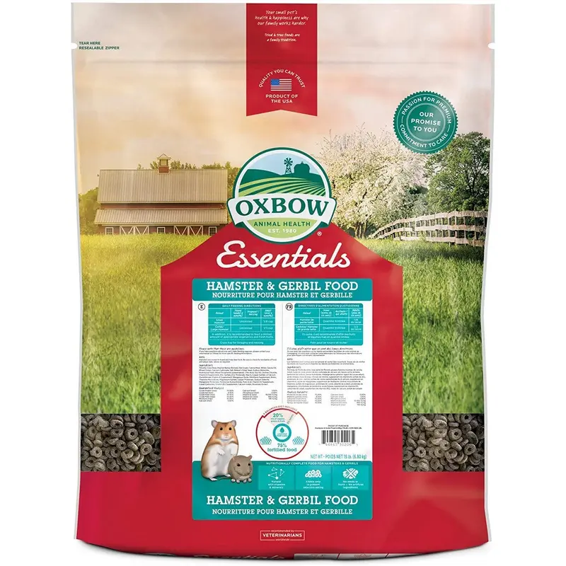 Oxbow Essentials Hamster & Gerbil Food 15lb