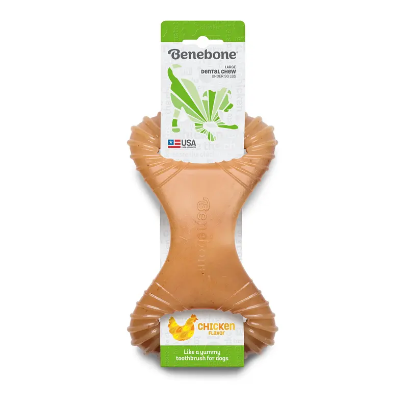 Benebone Dental Chew Dog Toy - Chicken - L
