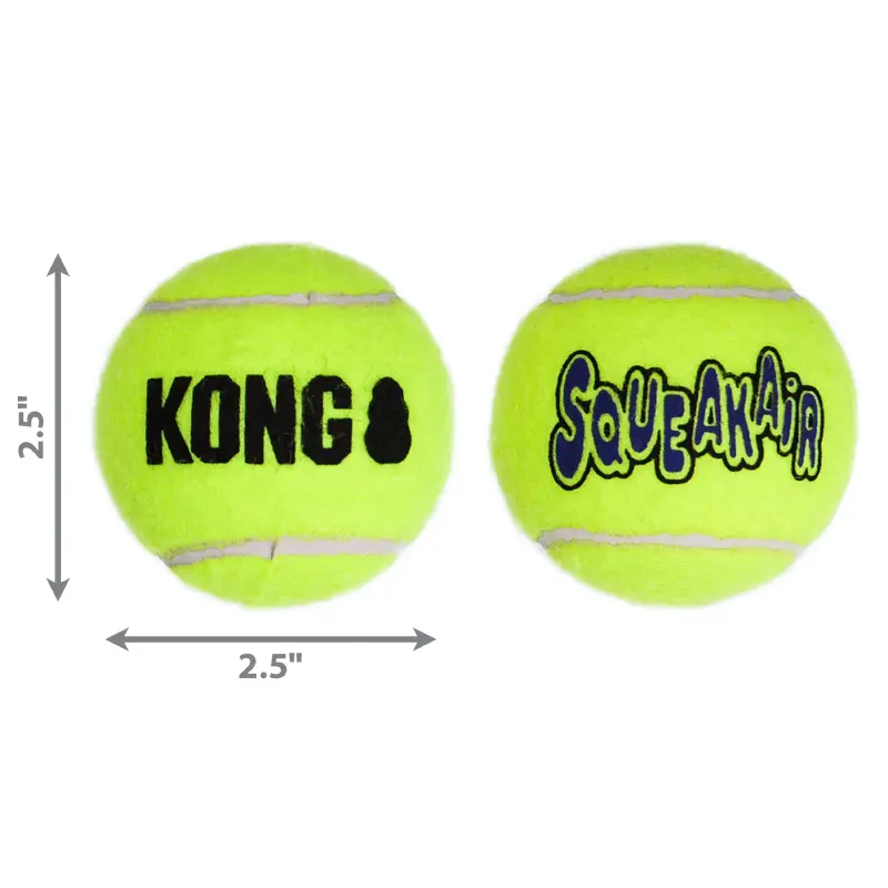 Kong Dog Toy SqueakAir Balls 6-pk Medium