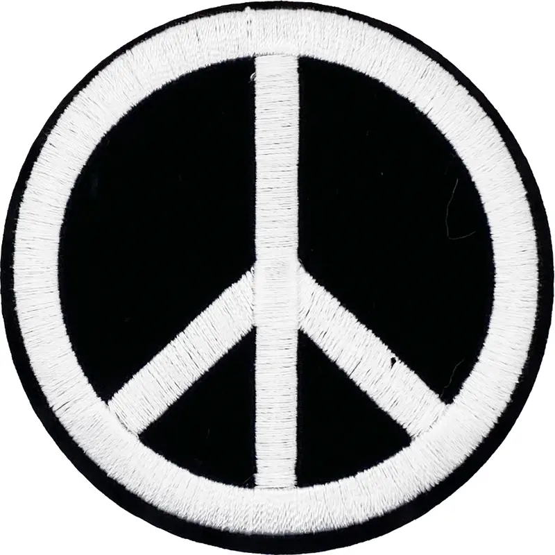 Peace Sign (Black & White) - Patch