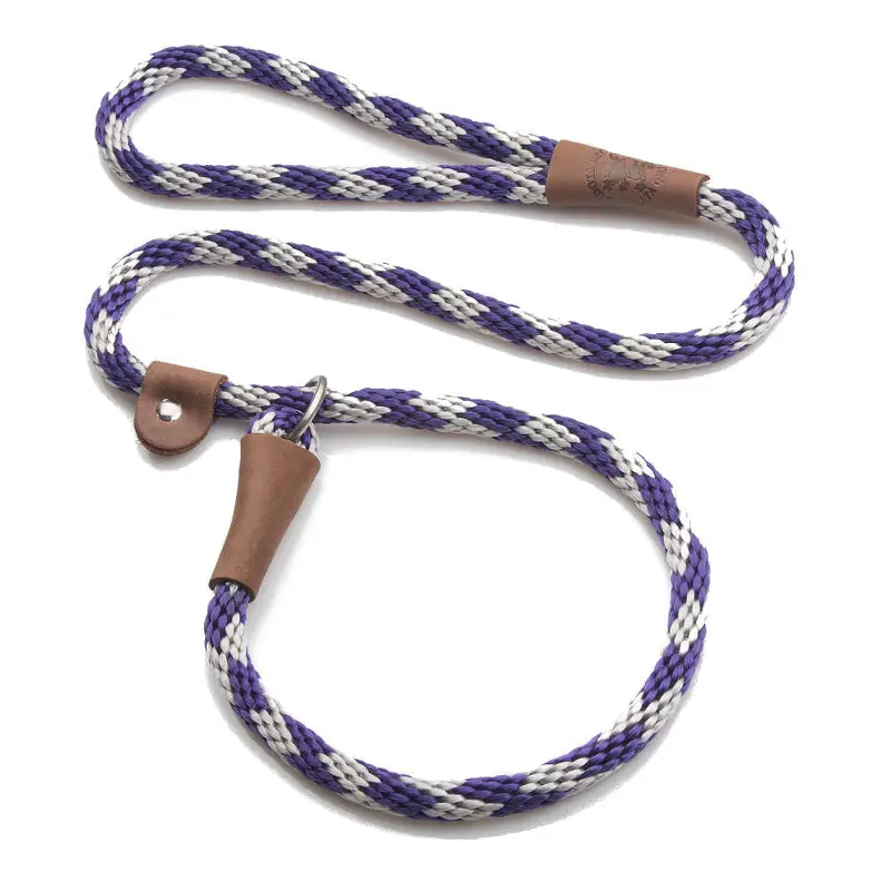 Mendota Products Dog Slip Leash 1/2" X 6' Amethyst
